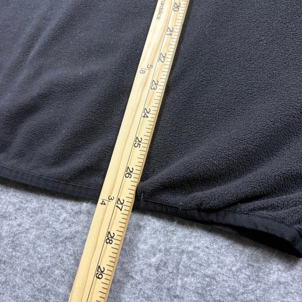 The North Face TKA 100 Fleece Snap Pullover Sweater Black Mens Medium